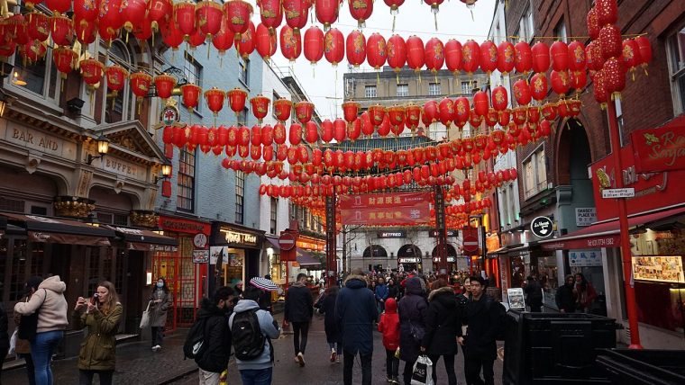 Vie di Soho a Londra