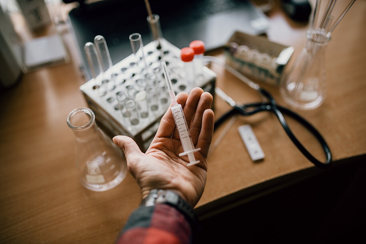 Iniezione in laboratorio
