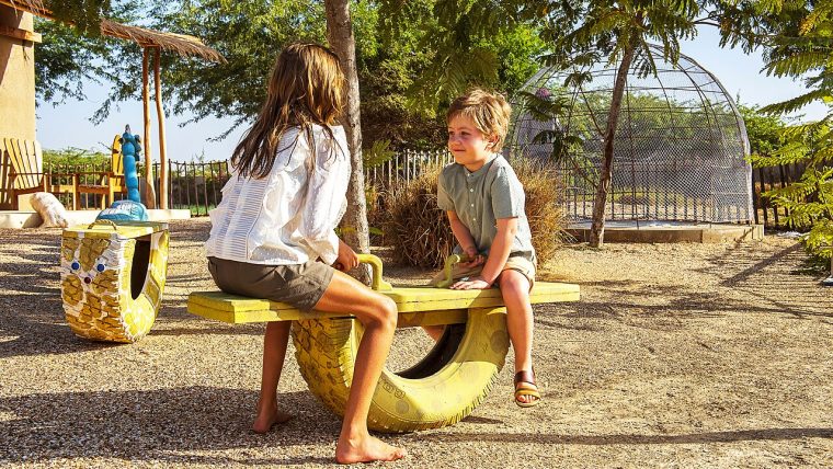 Bambini all'aria aperta