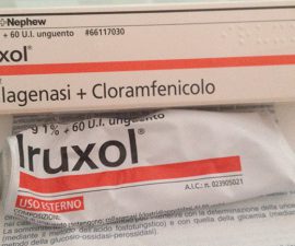 Iruxol unguento per cicatrizzare una ferita
