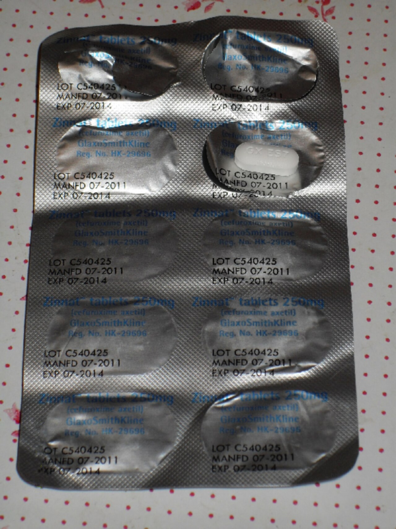 Compresse di antibiotico