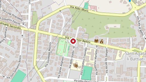 Mappa della zona di Farmacia Annolino, Via V. Bellini 51, Sant'Agata li Battiati