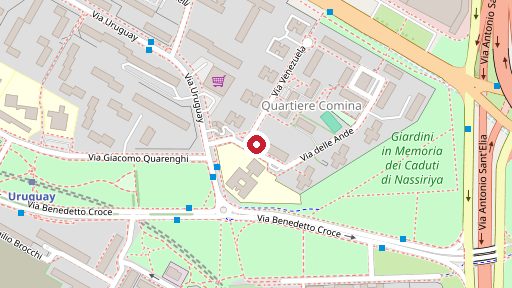 Mappa della zona di Farmacia Comina, Via delle Ande 5, Milano