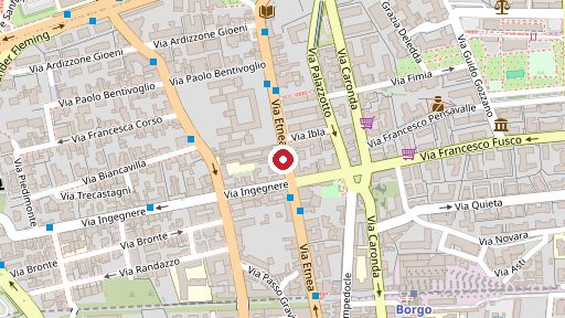 Mappa della zona di Farmacia Etnea, Via Etnea 591A, Catania