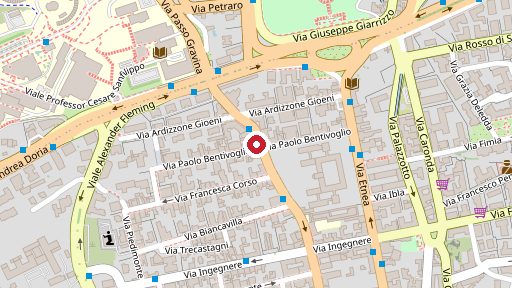 Mappa della zona di Farmacia La Cittadella, Via Passo Gravina 127, Catania