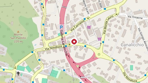 Mappa della zona di Farmacia Nuovaluce, Via Nuovaluce 49, Tremestieri Etneo