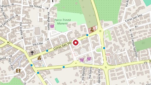 Mappa della zona di Farmacia Pappalardo, Corso San Vito 120, Tremestieri Etneo