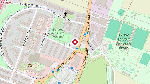 Mappa della zona di Farmacia Parco Nord, Via Ferrarese 158/3, Bologna