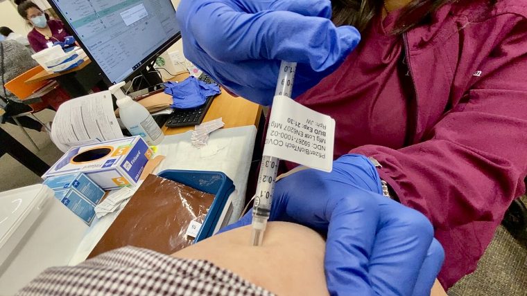 Vaccinazione nel braccio